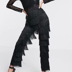 Out with A Bang Fringe Pants